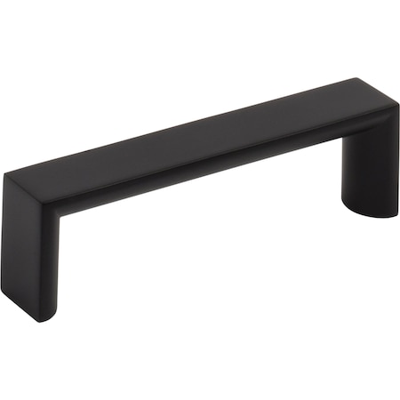 Elements 96 Mm Center-To-Center Matte Black Walker 1 Cabinet Pull 827-96MB